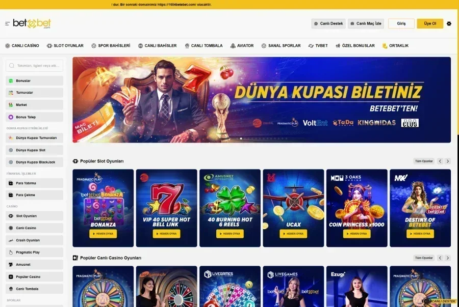 Betebet ekran görüntüsü